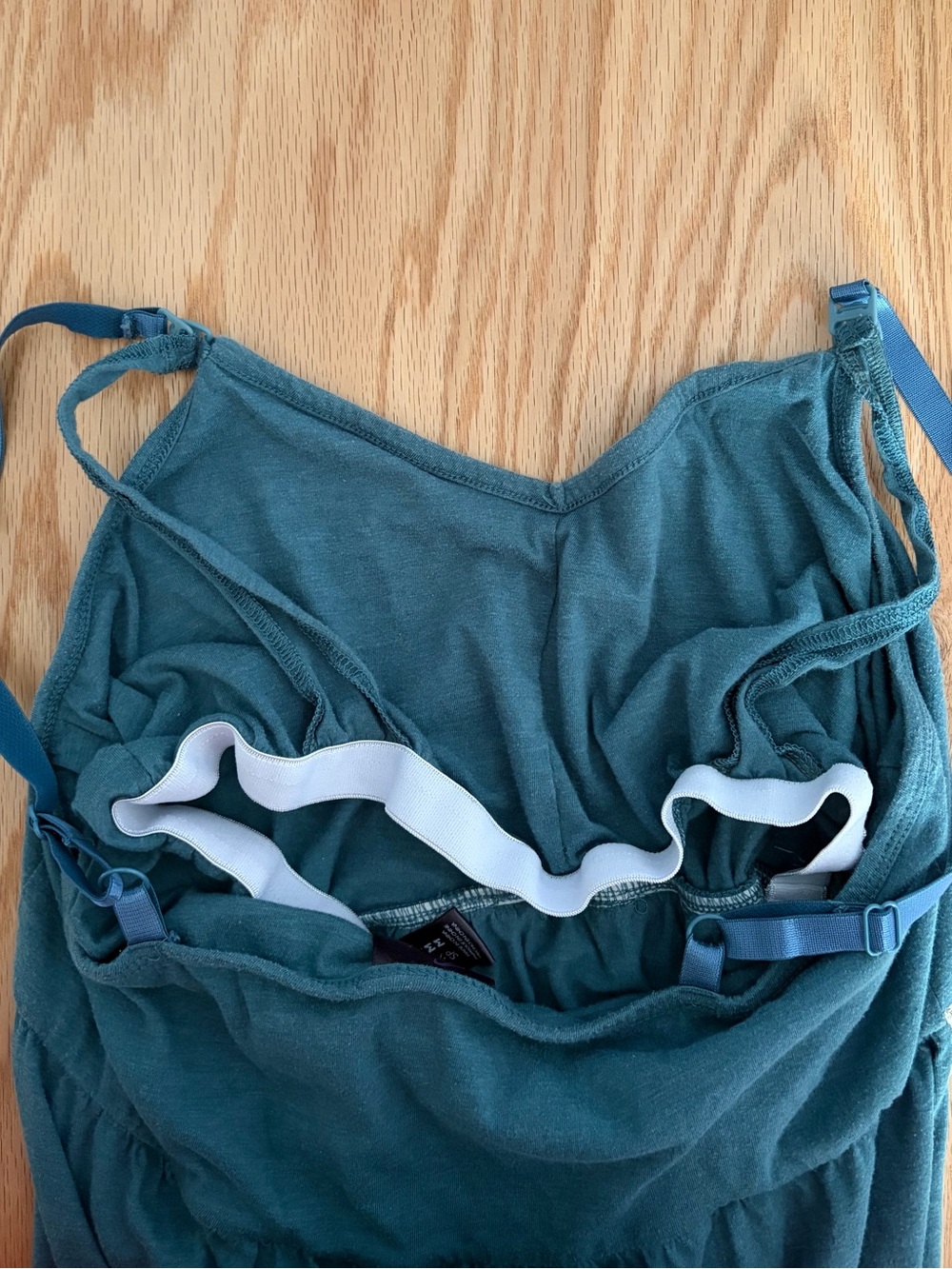 Oh Baby by Motherhood Teal Nursing Robe - Picture 7 of 7